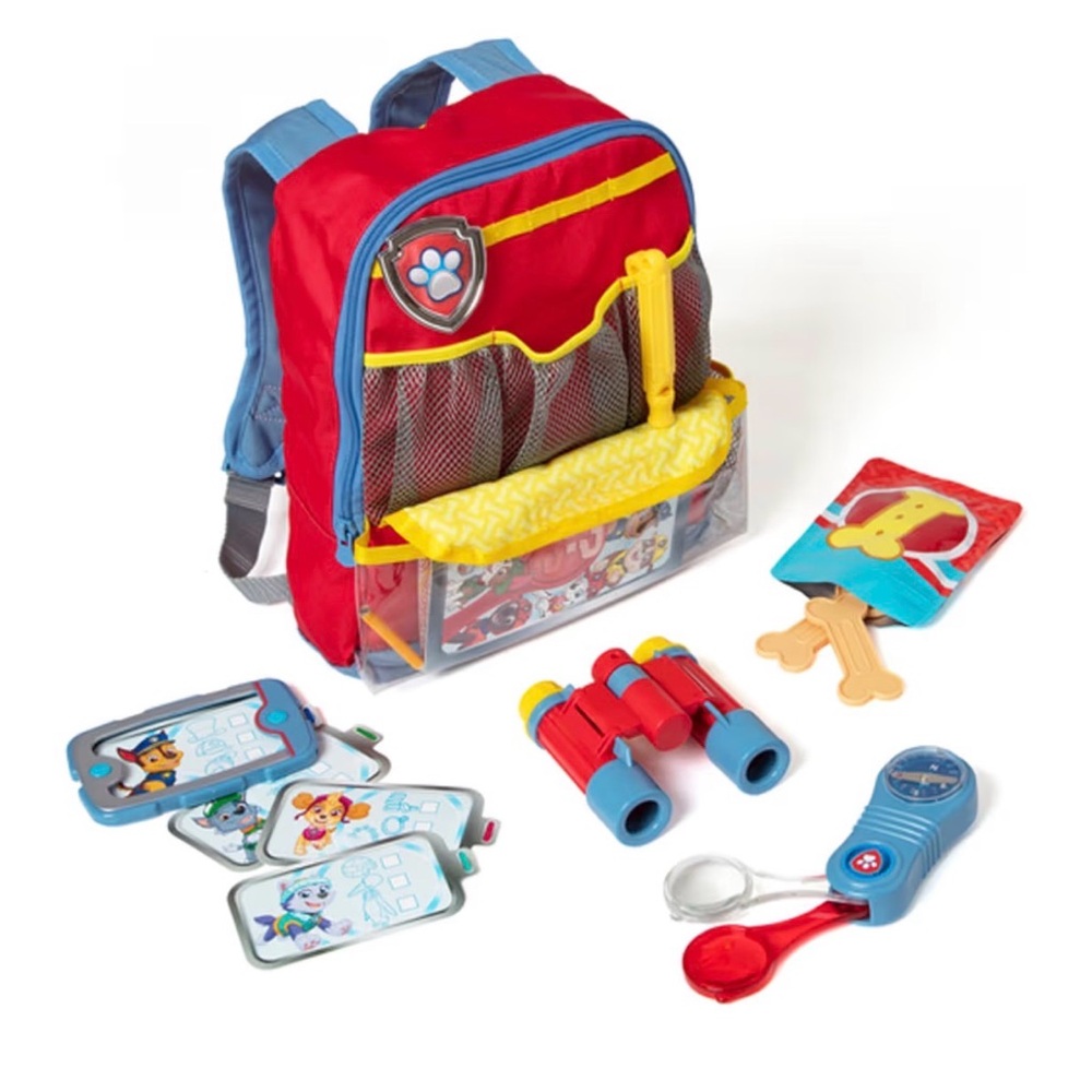Paw Patrol Red and Blue Adventure Backpack Set- Melissa and Doug